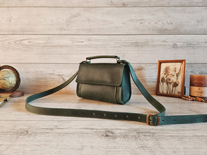 Personalized Handmade Leather Crossbody Bag <b>Small</b> <b>Purse</b> Cute Shoulder Handbag for Women Stylish Cross Body Gift for Her - Product Image 4