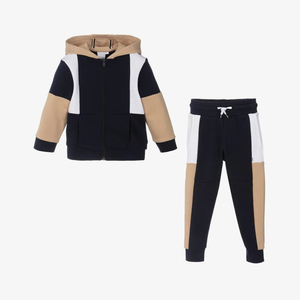 Conjunto Deportivo de Invierno para Niños con Capucha, Ligero, Transpirable, 100% Algodón, Ropa Deportiva Informal, Servicio OEM, Alta Calidad - Product Image 3