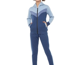 Conjunto Deportivo de Dos Piezas para Mujer, de Primera Calidad, Transpirable, con Estampado Técnico, para Gimnasio, Entrenamiento, Talla Grande, Invierno - Product Image 1