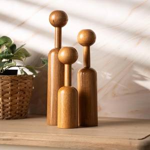 Handmade wooden <b>set</b> of 3 new trendy top seller <b>candle</b> holder - luxury - durable ecofriendly - Product Image 1