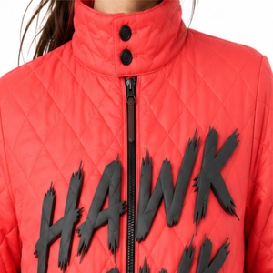 Chaqueta Acolchada Personalizada para Mujer, Estilo Casual, con Costuras de Diamantes, Ropa de Invierno, Prenda Acolchada Informal - Product Image 4
