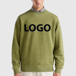 เสื้อสเวตเชิ้ตแขนยาวคอกลมผู้ชายแบบใหม่ ดีไซน์โลโก้ตามสั่ง OEM ผ้าฝ้าย 100% สไตล์สตรีทแวร์ - Product Image 1
