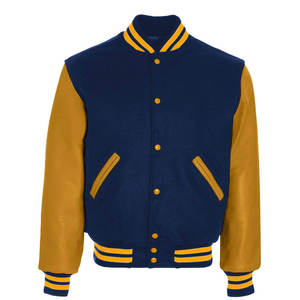 Veste de survêtement universitaire personnalisée pour hommes avec broderie, style vintage, collection hiver en gros du fabricant - Product Image 3