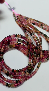 Cuentas Redondas Lisas de Turmalina Natural, Cuentas Sueltas de Piedras Preciosas para la Fabricación de Joyas, Collares y Pulseras - Product Image 3
