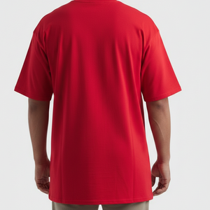 250gsm Drop Shoulder Heavyweight T-shirt Luxury Blank Heavy Cotton Streetwear Oversized <b>Tshirts</b> Men's Custom <b>Baggy</b> Solid Tee - Product Image 3