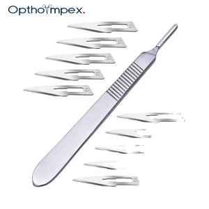Bisturís Manuales Avanzados, Cuchillos de Acero Inoxidable, Instrumentos Quirúrgicos, Incisiones Precisas, Procedimientos Clínicos, Centros Médicos - Product Image 1