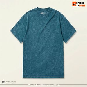 เสื้อยืดขายดี ทรงโอเวอร์ไซส์ ไหล่ตก ผ้าเจอร์ซีย์คอตตอน 100% รับผลิตแบบ OEM สำหรับใส่กลางแจ้ง 男女兼用 - Product Image 4