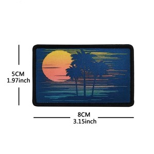 2026 <b>Top</b> Hot Sale Custom Large Printed Full Color Sublimation Heart 3D Flower Number <b>Rose</b> Embroidery Lace Applique Sew-On Patche - Product Image 1