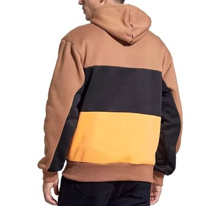 CUSTOMIZED Winter pure cashmere hoodie men's pullover double layer heavy <b>wool</b> sweater hooded cashmere sweater casual hat sweater - Product Image 4