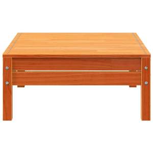 Reposapiés de Jardín de Madera de Pino Maciza en Color Marrón Encerado, Muebles Modulares Estándar para Patio - Product Image 4