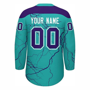 Camiseta de Hockey sobre Hielo Profesional, Uniforme de Equipo Personalizado, Camiseta de Hockey Sublimada, Ropa Deportiva al por Mayor, Fabricación OEM - Product Image 3