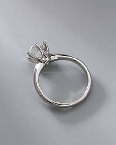 Igi/gia แล็บตัดเพชรวินเทจ14K สีเหลืองแหวนแต่งงาน/งานหมั้นใส่ได้ทั้งชายและหญิงสีขาวทองคุณภาพดีสำหรับงานปาร์ตี้ครบรอบ-คุ้มค่า - Product Image 2