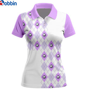 เสื้อโปโลแฟชั่นผู้หญิง ดีไซน์ใหม่ล่าสุดสำหรับชุดกีฬา  รับสั่งทำแบบซับลิเมชั่น พิมพ์ลาย ปักลาย ระบายอากาศได้ดี เหมาะสำหรับกีฬาเทนนิสและกอล์ฟ - Product Image 2