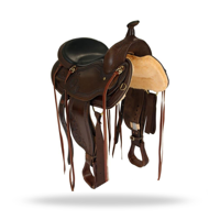 Selle de randonnée western, équipement d'équitation
