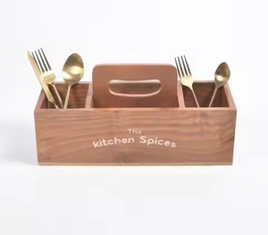 Most Selling Design Wooden Cutlery Holder Cutlery Holder for Kitchenware <b>Caddy</b> - Product Image 1