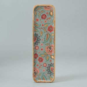 Restaurant Server Top Notch Wooden Printed Rectangular <b>Platter</b> Handcrafted Exclusive Design Decorative for Home Usage - Product Image 3