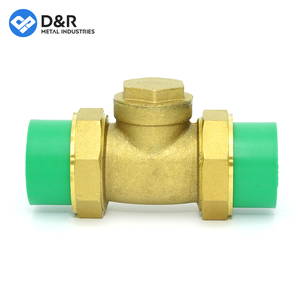 Vanne de retenue horizontale en laiton H9FP01, série CVB4026, soudée en PPR, entièrement en cuivre forgé, vanne unidirectionnelle pour pipeline - Product Image 5