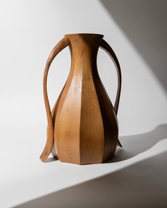 Jarrón de Flores Moderno de Madera de Acacia Hecho a Mano TIMELESS CRAFT TS-1064, Decoración de Mesa para Bodas, Decoración Rústica y Elegante para el Hogar - Product Image 4