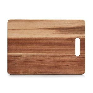 Planche à découper en bois massif avec poignée triangulaire moderne, robuste, pour charcuterie, pain et usage domestique - Product Image 5
