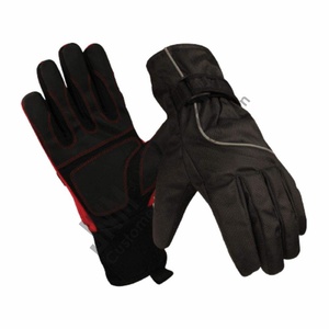 ถุงมือป้องกันความปลอดภัยสำหรับงานช่างอุตสาหกรรม ทำจากหนังสังเคราะห์คุณภาพพรีเมียม ทนความร้อน ป้องกันไฟฟ้าสถิต สายรัดข้อมือปรับได้ กันน้ำ - Product Image 1