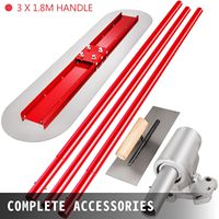 Kit d'outils de finition du béton en acier au manganèse 1200x300mm, pour la construction de piscines