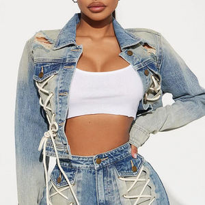 กางเกงยีนส์ขาสั้นผู้หญิงคุณภาพสูงสั่งทำพิเศษ สไตล์สตรีทแวร์ สำหรับฤดูร้อน ชายหาด กิจกรรมกลางแจ้ง แฟชั่นชุดกางเกงยีนส์ขาสั้น - Product Image 6