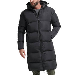 Abrigo Largo Acolchado de Diseño Elegante con Textura Suave y Forro Cálido para Comodidad Diaria al Aire Libre - Product Image 1