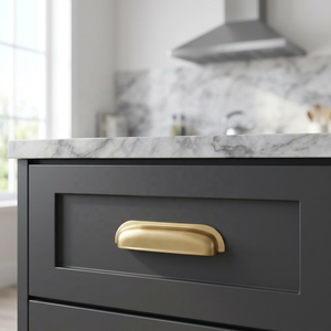 Modern Brass Drawer Pull <b>Handle</b> Bar Shape Durable <b>Kitchen</b> Cabinet Hardware <b>Gold</b> Finished Classic Design Cabinet Drawer Wardrobe - Product Image 2