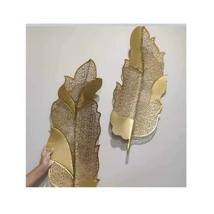 Conjunto de Esculturas Florales Metálicas para Pared, Decoración Moderna Rectangular para el Hogar, Arte para Sala de Estar, Diseño Floral Enmarcado, Paquete de Varias Piezas - Product Image 2