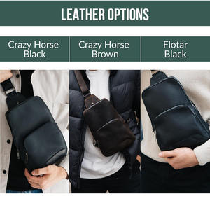 Sac de poitrine léger et personnalisable en cuir de haute qualité pour le sport, avec logo, en gros, à vendre - Product Image 6