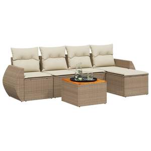 Conjunto de Sofás de Jardín Color Beige - Product Image 2