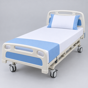 Draps d'hôpital confortables en lin médical 400TC, durables, écologiques, doux et lavables pour cliniques - Product Image 6