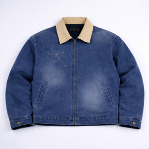Fabricant de vêtements en gros : Vestes pour hommes, vestes en jean personnalisées de couleur unie, vestes en jean pour hommes en tissu de coton premium, vêtements d'extérieur en denim - Product Image 2