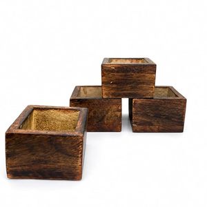 Vela de Cera de Soja Hecha a Mano con Flores Secas, Vela Cuadrada de Madera Natural, Decoración Rústica para el Hogar, Regalo para la Inauguración de una Casa - Product Image 5