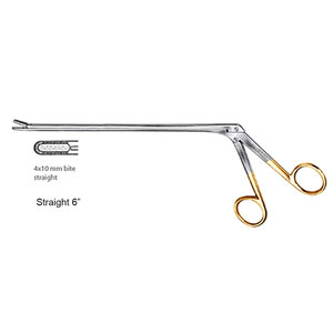 เครื่องมือผ่าตัดคุณภาพสูง JACKBILLY แบบแมนนวล ขนาด 6 นิ้ว ตรง 4x10 มม. สำหรับตัดแผ่นดิสก์ระหว่างกระดูกสันหลัง Schlesinger ทำจากสแตนเลส - Product Image 1