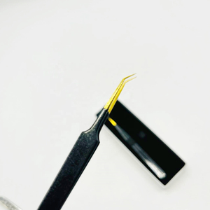 Pince à cils volume 90 degrés à pointe en fibre pour extensions de cils, outil professionnel d'extension de cils 863 - Product Image 4