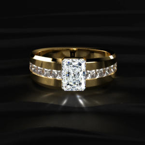 Anillo de Diamante Cultivado en Laboratorio, Anillo de Compromiso, Color D a F, Oro, Plata, Amarillo, Blanco, Oro Rosa, Certificado IGI, Anillo de Joyería Solitario - Product Image 1