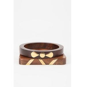 Bracelet en bois fait main très demandé, imperméable, à surface lisse et couleurs personnalisées, pour femmes, accessoire de mode ethnique - Product Image 1