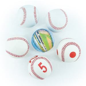 Pelotas de Béisbol de Entrenamiento KATBROS INDUSTRIES, Coloridas, Suaves y Duraderas, de 9 Pulgadas, Diseño Cosido Sólido, para Diestros/Zurdos, para Práctica - Product Image 5