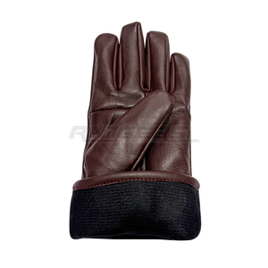 Gants en cuir pour femmes, accessoire de mode pour usage quotidien, fourniture en marque privée, style uni, doux au toucher, doublure en polaire, gants d'hiver pour femmes - Product Image 2