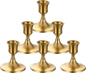 Porte-bougie en métal élégant et abordable pour la décoration de la maison, centre de table pour les dîners, les mariages, les événements et les restaurants - Product Image 6