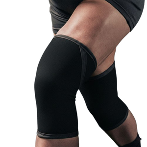 Genouillères de compression souples et épaisses, respirantes, en tissu extensible, conçues pour la musculation, l'haltérophilie et la course à pied - Product Image 1