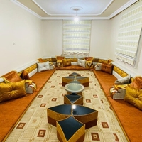 Ensemble de canapés de sol marocains Majlis arabe personnalisable Options en forme de L et en forme de U pour meubles de salon