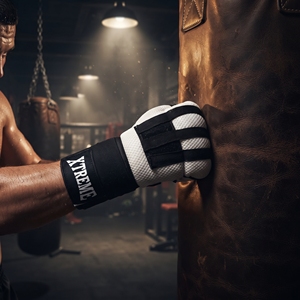 ผ้าพันมือสำหรับชกมวยแบบขายส่ง ปรับได้ ใช้งานง่าย สำหรับคิกบ็อกซิ่งและฝึกซ้อม พร้อมที่รัดข้อมือ - Product Image 2