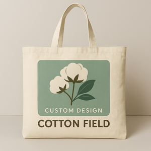 ถุงผ้าพิมพ์ลายออแกนิกสำหรับนักช้อปปิงผ้าคอตตอนเป็นมิตรต่อสิ่งแวดล้อมพร้อมโลโก้ออกแบบได้ตามต้องการ - Product Image 6