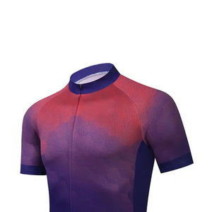 Jersey de Ciclismo Personalizado, Transpirable, de Secado Rápido, Diseño Unisex, Opciones de Color y Logotipo, Ropa de Verano de Alto Rendimiento, Spandex/Poliéster - Product Image 3