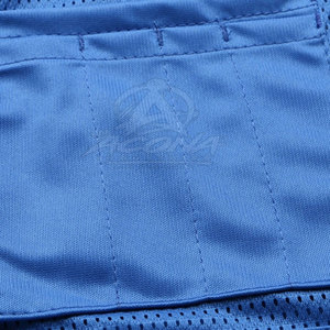 Gilet de travail cargo respirant grande taille haute visibilité certifié CE 100 % polyester tissu durable fermeture éclair sur le devant fonctionnel - Product Image 6