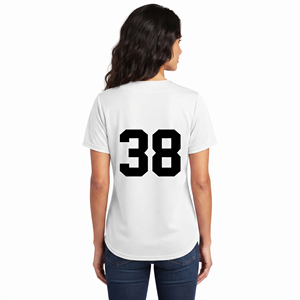 High Quality Women Baseball Shirt Short Sleeve Women Mesh <b>Down</b> Button Baseball Jerseys Custom Logo Team Baseball Shirt - Product Image 2