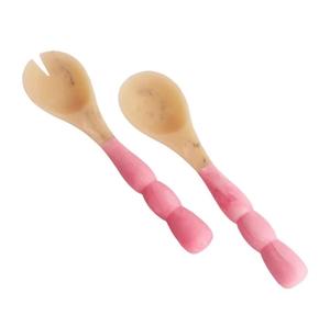 Juego de Servidores de Ensalada de Resina Estilo Americano Ecológico de Gran Venta con Cuchara y Tenedor de Ensalada con Mango en Forma de Lágrima para Uso Doméstico y en Restaurantes - Product Image 2