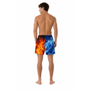 Custom All Over Sublimation Print Swim Shorts <b>Men</b>’s Quick Dry Beach Board Shorts OEM Logo Swimming <b>Trunks</b> Manufacturer - Product Image 3